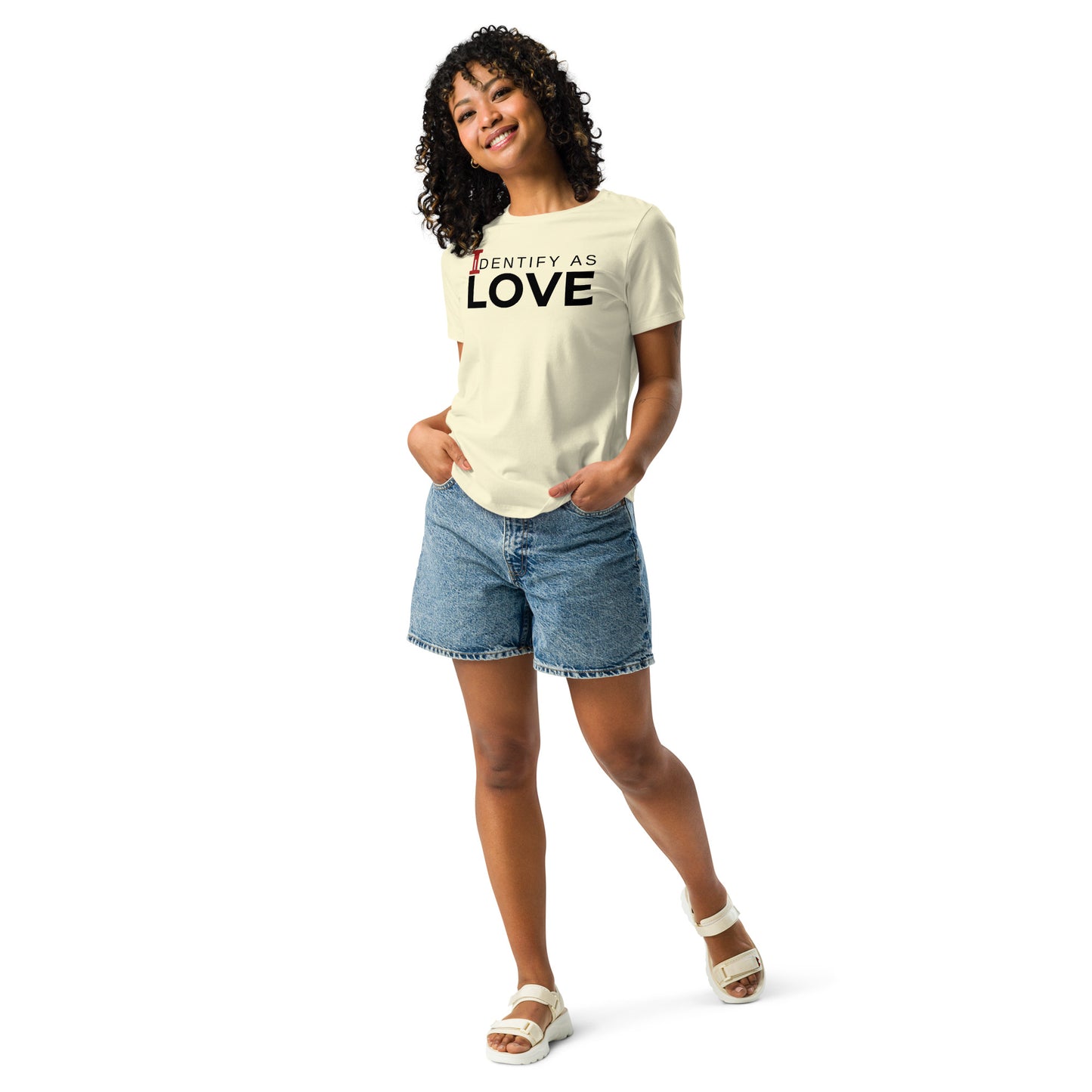 Identify As Love: Women's Relaxed T-Shirt