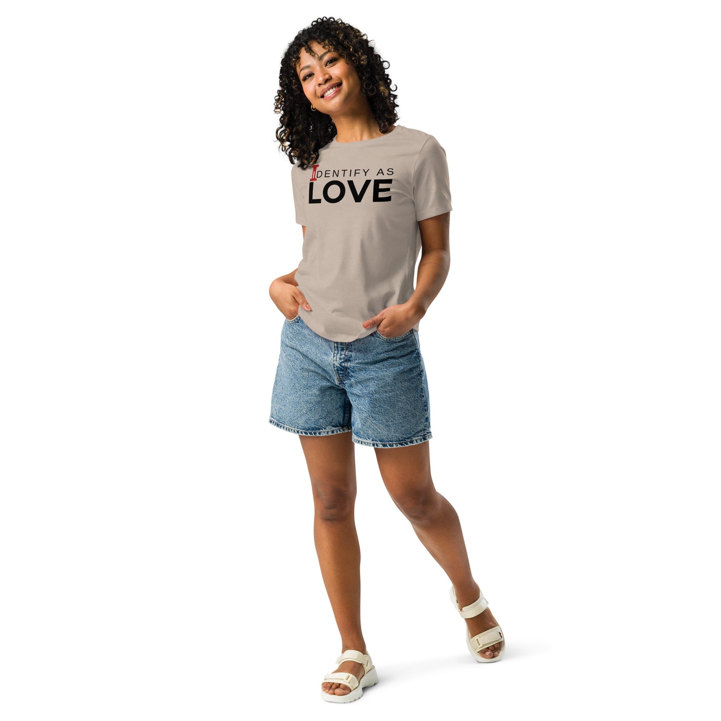 Identify As Love: Women's Relaxed T-Shirt