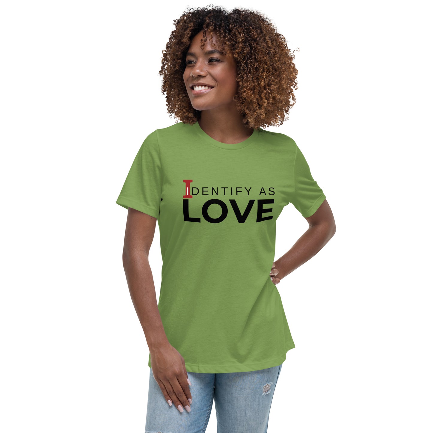 Identify As Love: Women's Relaxed T-Shirt