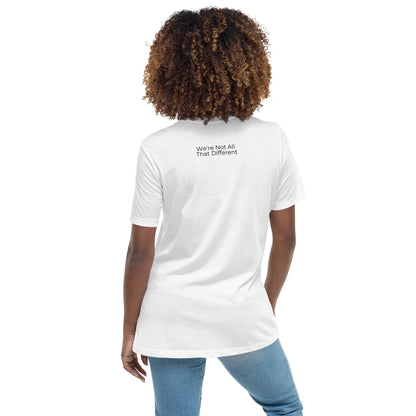 Love Vertical Print: Women's Relaxed T-Shirt