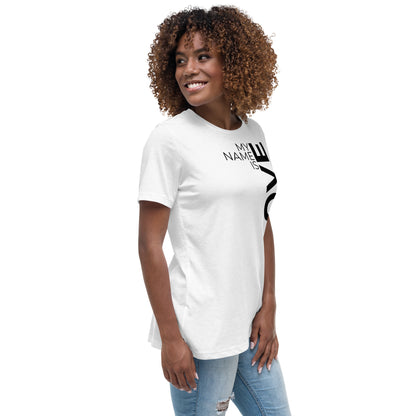 Love Vertical Print: Women's Relaxed T-Shirt