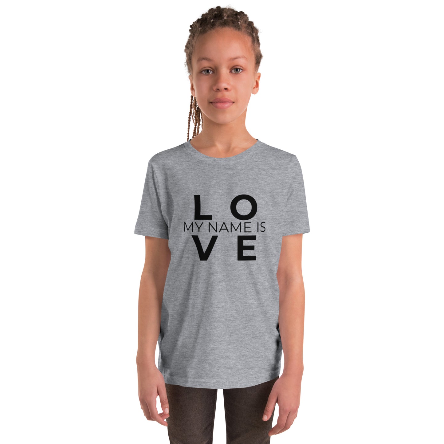 Square Love Design: Youth Short Sleeve T-Shirt