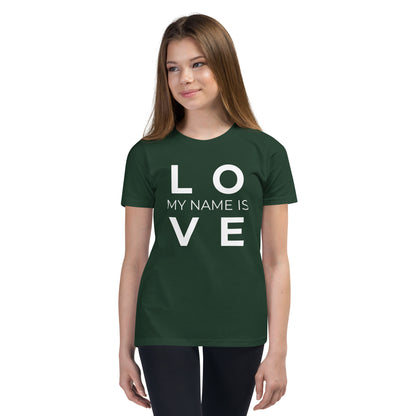 Square Love Design: Youth Short Sleeve T-Shirt