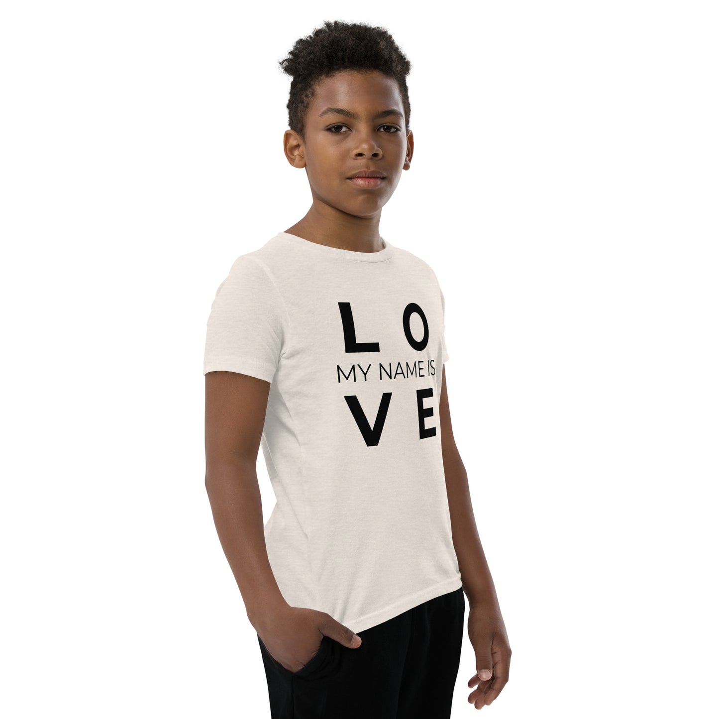 Square Love Design: Youth Short Sleeve T-Shirt