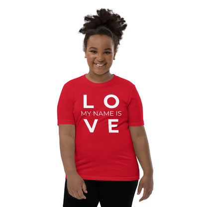 Square Love Design: Youth Short Sleeve T-Shirt