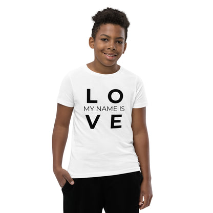 Square Love Design: Youth Short Sleeve T-Shirt